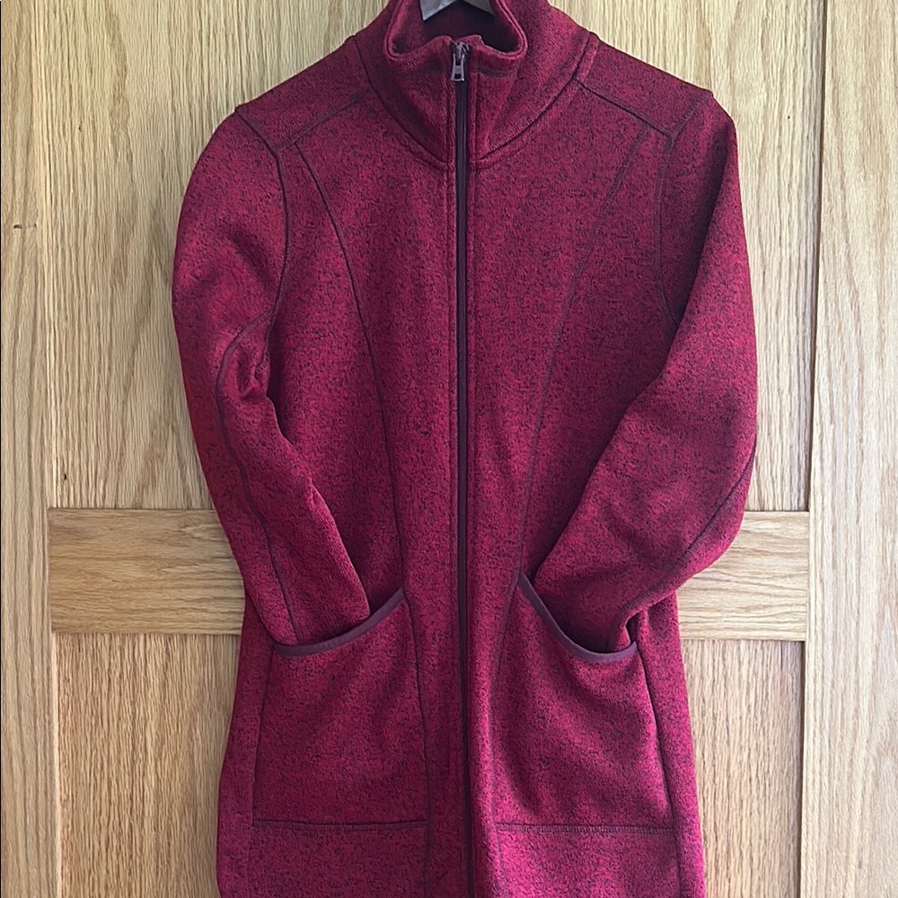 Women's Red Full-Zip EB Jacket